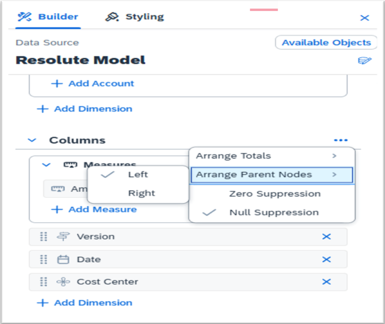 Nested Reporting Exploring the New Table Builder Experience in SAP Analytics Cloud (SAC ...